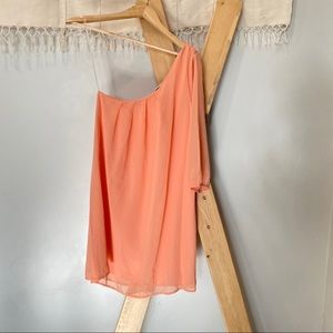 The Buckle Pale Coral One Sleeve Dress